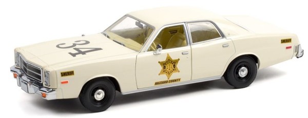 Greenlight - Plymouth Fury 1977 Riverton Sheriff #34 - 1/18 - GREEN19112-image