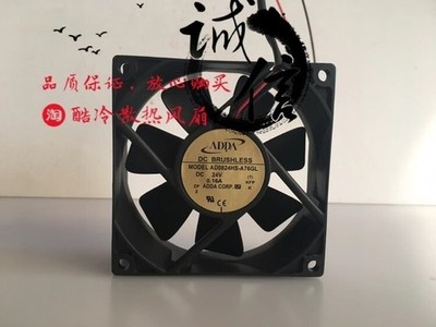 ADDA AD0824HS-A76GL 8025 DC24V 0.16A 8CM 2-Wire Cooling Fan #lk