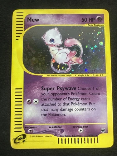 Pokémon Mew Expedition Base Set Holo Rare Basic 50 HP Card 019/165 English NM