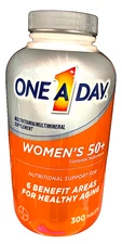 One A Day Women's 50+ Healthy Advantage Multivitamins 300 Tablets EXP 08/2027