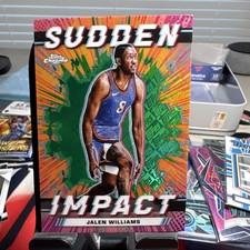 Topps Chrome Sudden Impact Jalen Williams SI-18 Oklahoma City Thunder