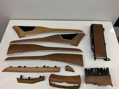 16-20 Volvo XC90 10pc Linear Walnut Wooden Trim Set  31366813