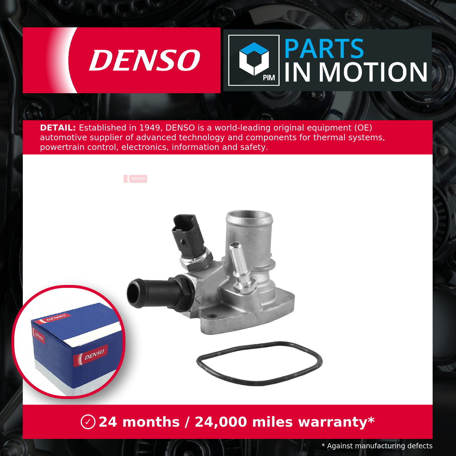 ✅Fits DENSO-TERMIKA DTM88673 THERMOSTAT WITH HOUSING 88C ⭐UK Seller⭐ - Image 10
