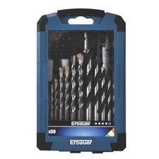 Erbauer 50 pcs Mixed Multipurpose Drill Bit Set (L)183mm (H)183mm (W)113mm, 795g