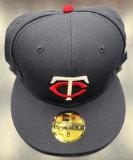Minnesota Twins New Era 5950 Fitted Home Hat Navy New with Sticker