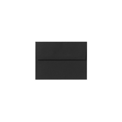 LUX 5 3/4''x8 3/4'' 80lbs. A9 Invitation Env W/Peel & Press Midnight BK