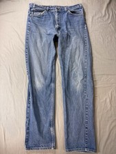 Levi's 505 Men's Jeans Vintage Regular Fit Straight Leg Orange Tab No Tag 38x34