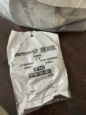 (2 PC LOT) Nickson 3 Hole Header Exhaust Pipe Flange 15390-1, 3'' ID *SHIPS FREE*