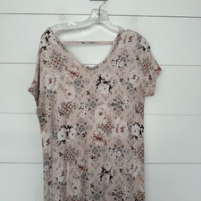 Lularoe Women’s XS Pink Floral Patterned Stretchy Dress