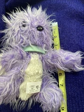 Scruff A Luvs Mystery Rescue Pet Purple Shaggy Baby Puppy Dog Toy 8" Plush
