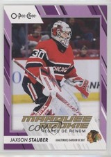 2023-24 O-Pee-Chee Marquee Rookie Purple Border 2/49 Jaxson Stauber #551 av1