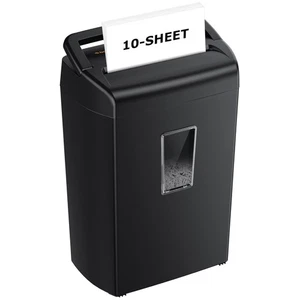 Home Papier de bureau Shredder 10-Sheet Coupe transversale, corbeille 5,5-Gal