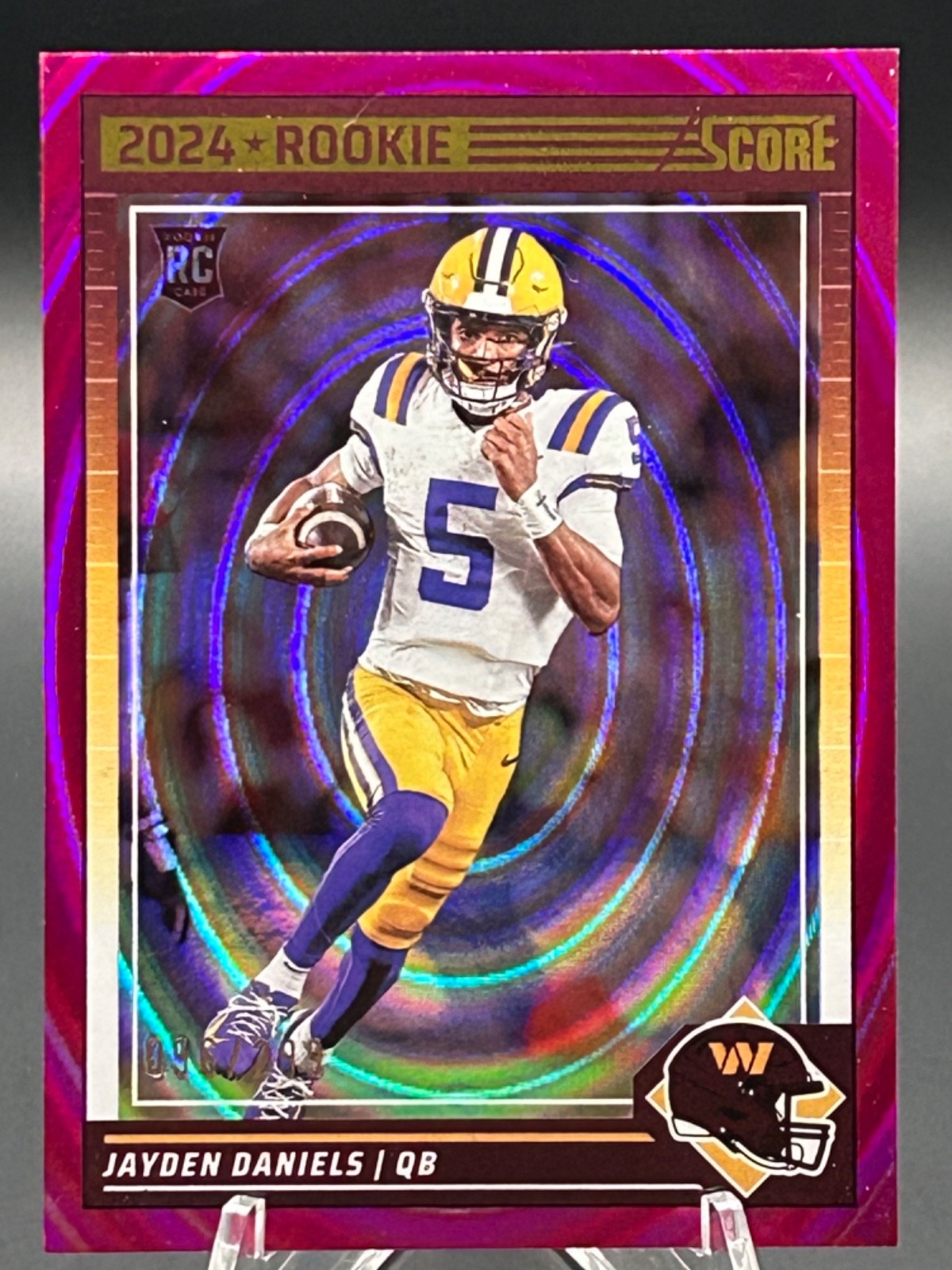 2024 Score #302 Jayden Daniels Ellipse /299 RC Commanders