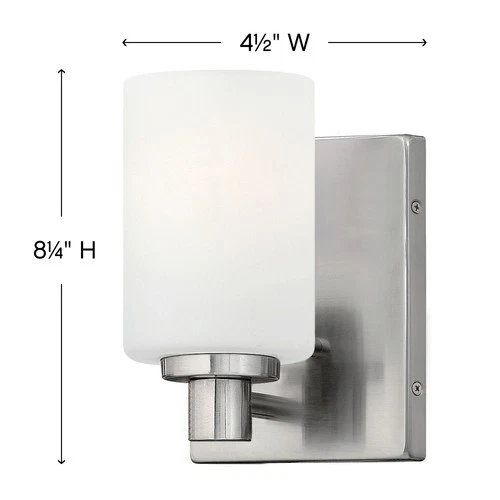 Hinkley Lighting 54620 Karlie 9" Tall Wall Sconce - Chrome - Picture 9 of 9