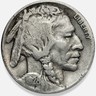 1928-D Buffalo Nickel 5c Fine VG+ * Original Surfaces * 1928D #2 Partial Horn Denver Buffalo