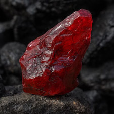 Pietra preziosa grezza rubino rosso africano 300 ct pietra cristallo grezzo n...