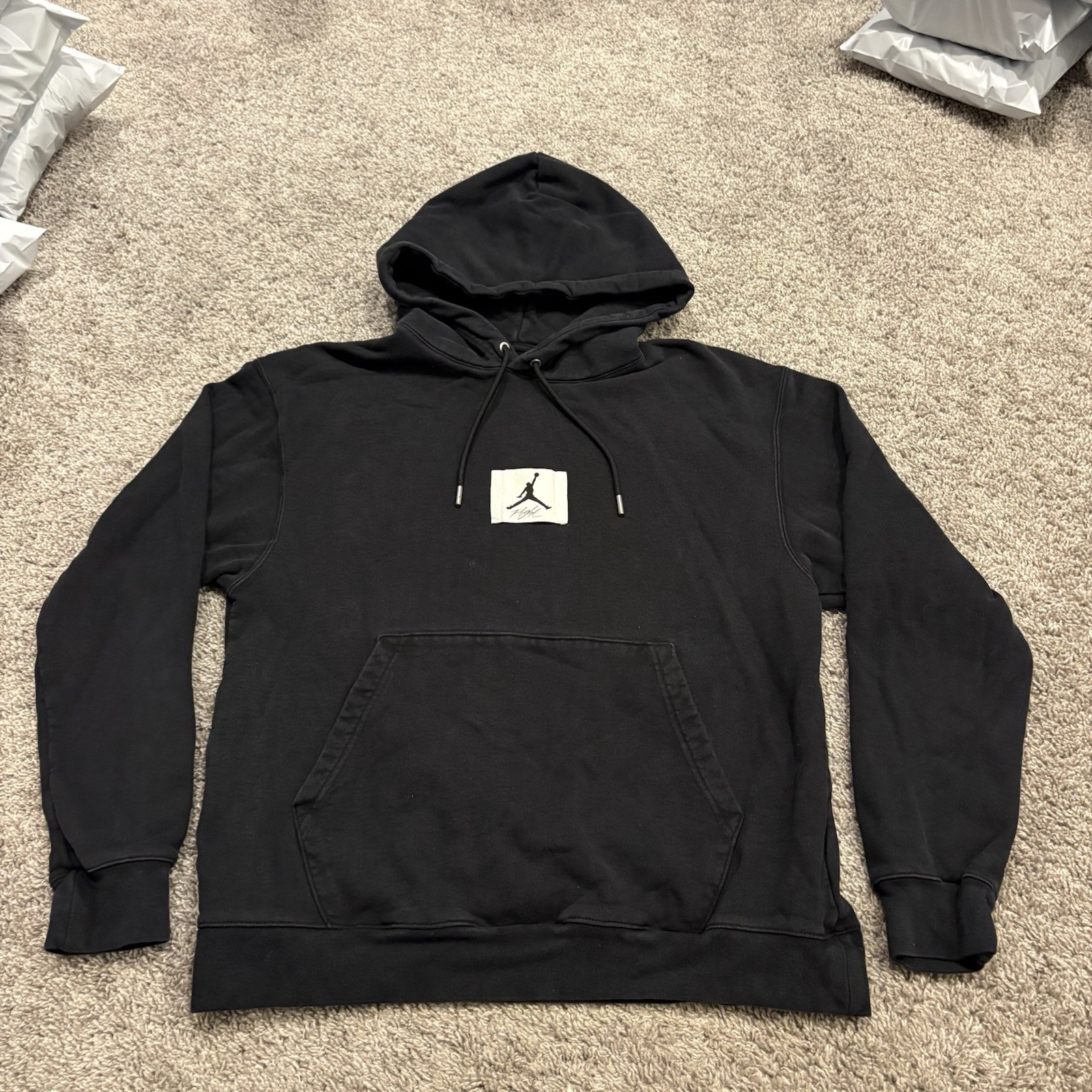 Nike Jordan Essentials Flight Statement Black Hoo… - image 1