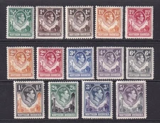 Northern Rhodesia 1938 GVI MM Stamps. Cat approx £190.