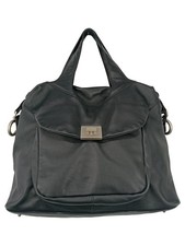 RENATO ANGI Borsa con manici donna nera pelle elegante classica 49x30 cm