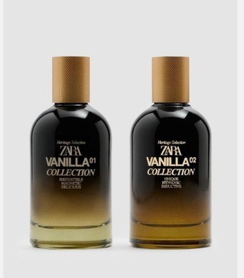 Zara VANILLA COLLECTION 01+ VANILLA COLLECTION 02 EDP 2 X 100 ML (3.38 FL. OZ)