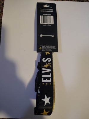 Perri's Pet Products Elvis Presley Large Dog Collar