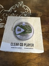 Cleartech Clear Cd Compact Disc Portable CD Player with Headphones New Sealed