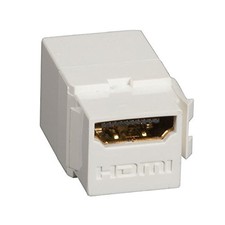 Black Box GigaStation2 Snap Fitting - HDMI, Female/Female, Office White