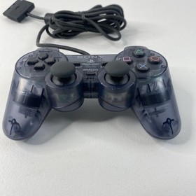 Official Sony PlayStation 2 PS2 Dualshock 2 - Smoke Grey Gray Tested