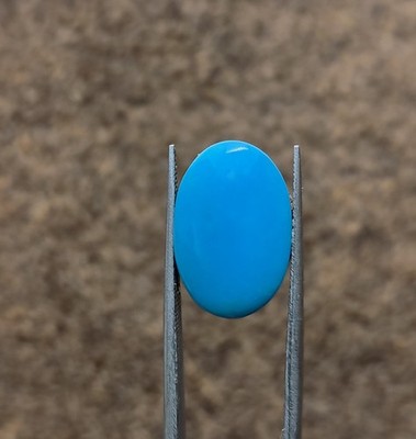 Natural Sleeping Beauty Turquoise Oval Shape Cabochon 7.25 Ct Loose Gemstone 