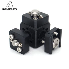 Camera Mounts Bracket with 1/4'' 3/8'' Arri Thread Cold Shoe for Tripod Camera 