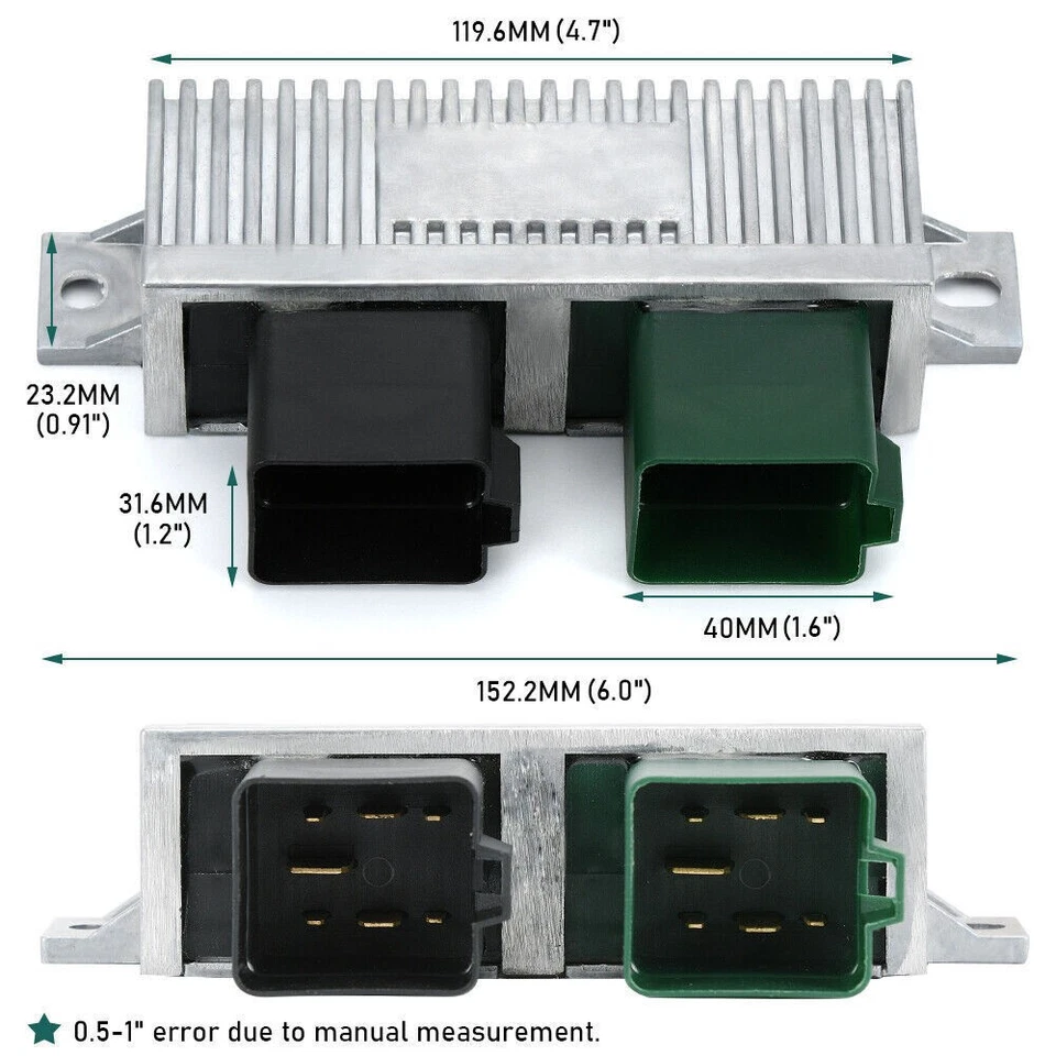 For Ford 6.0L 7.3L Powerstroke Glow Plug Control Relay Module GPCM YC3Z12B533AA Foto 2 de 4