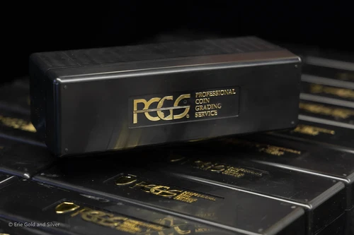 Black PCGS Slab Storage Holder Box "Used" Holds 20 PCGS Slabbed Coins