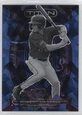 2023 Panini Chronicles Titan Navy Blue Ice Prizm 22/25 Robert Hassell III 03j5