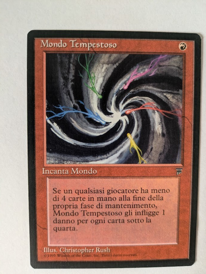 Italian Storm World Legends MTG NM Free shipping with tracking