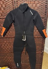 Dakine RTS Back Zip Full Suit 5/3 Black-Orange Wetsuit/Women s Size 6