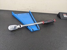 #bo147 Snap On Tools FHLF80A 3/8" Flex Head RED Soft Grip Long Dual 80 Ratchet