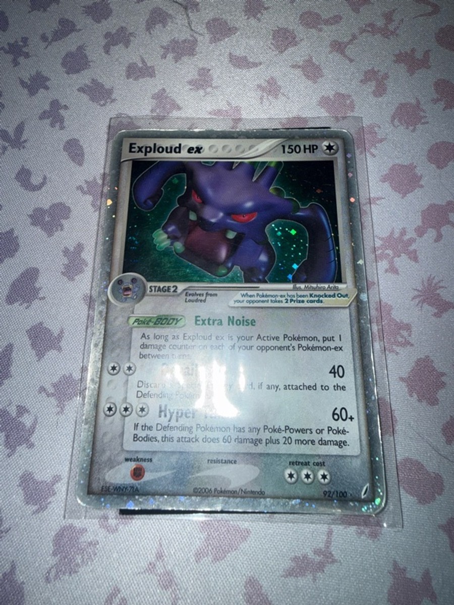 Pokemon Exploud EX #92 Crystal Guardians Holo