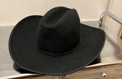 MHT Master Hatters of Texas Western Cowboy Hat Black 3X  display picture 2