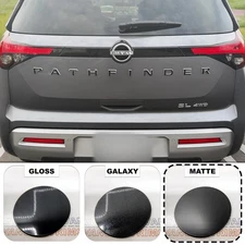 Rear Overlay Letters Inserts for Nissan Pathfinder NOT VINYL in Matte Black