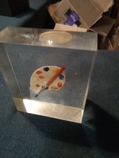 Paint Palette Paperweight - 5x4 1/2