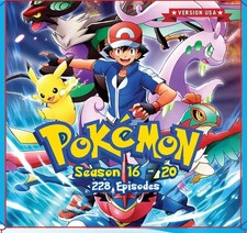 POKEMON SEASON 16-20 VOL.1-228 END ANIME DVD US ENGLISH DUBBED VERSION REG ALL