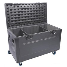 Cable Trunk Road Case with Wheels ATA Rolling Road Case for DJ Equipment Storage