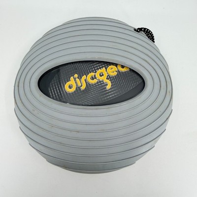 Discgear 20 Capacity CD DVD Media Storage Case Gray Round Portable Holder Case