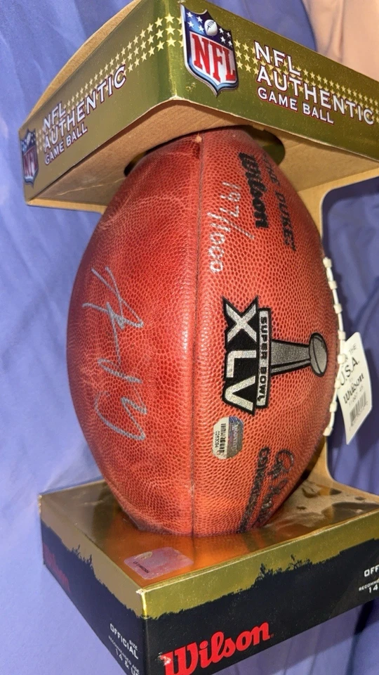 Aaron Rodgers 197/1000 Autographed SB XLV Football - Image 4 of 4