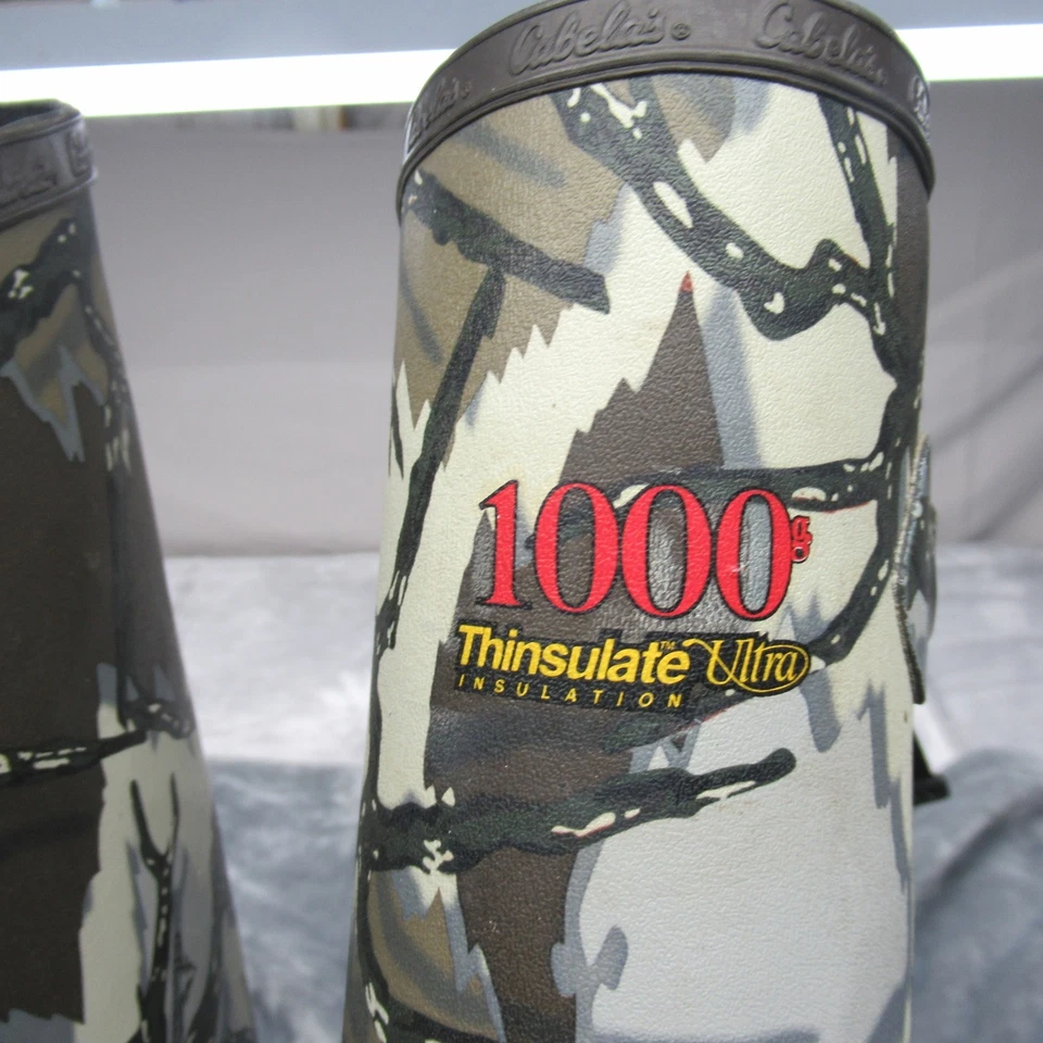 Cabelas Hunting Boots Mens 8 M Predator Deception 1000g Insulated 17" Waterproof - Image 3 of 4