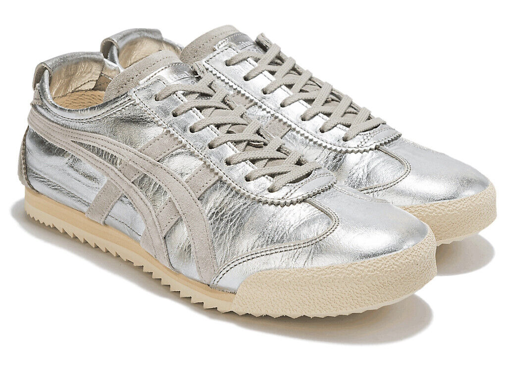 Onitsuka Tiger Womoen's MEXICO 66 DELUXE 1182A467 020 SILVER Onitsuka Tiger Womoen's MEXICO 66 DELUXE 1182A467 020 SILVER