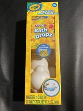 New Crayola Rainy Cloud Bath Coloring Toy with 20 Bath Dropz