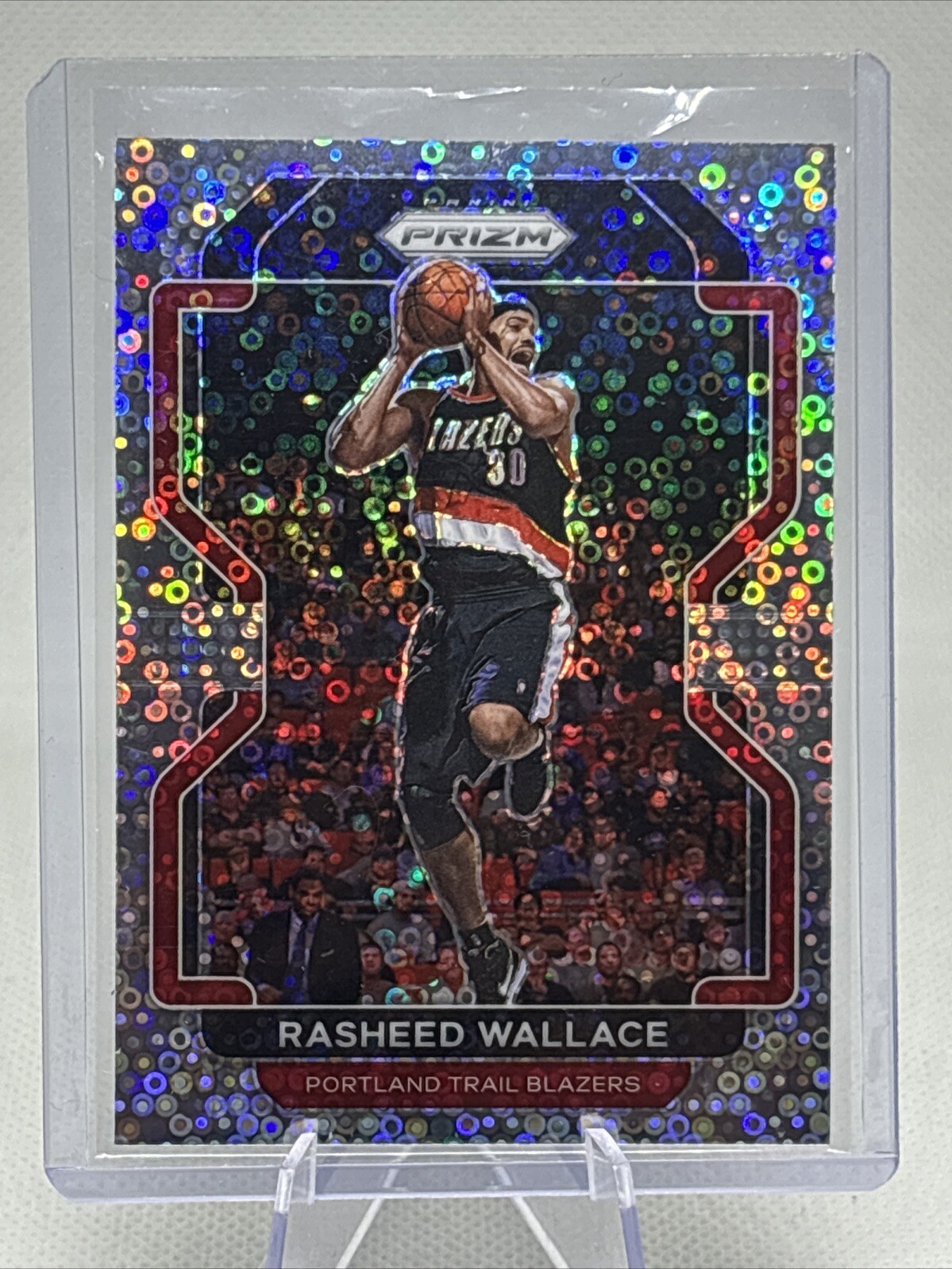 2021-22 Panini Prizm #258 Rasheed Wallace Fast Break Prizm Trail Blazers NM+