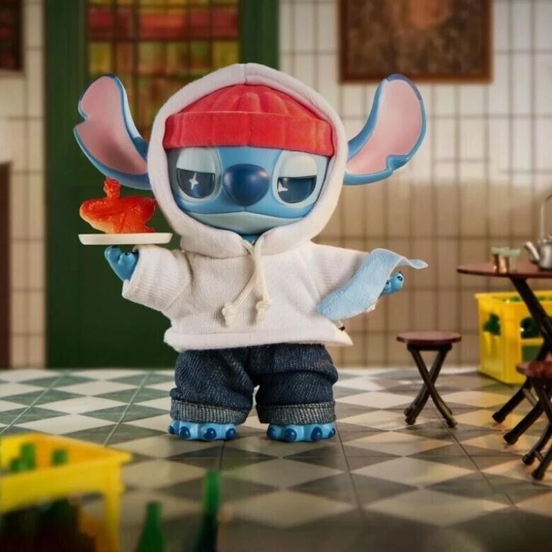 GHETTO-MINISO Stitch GenZ Street Series Blind Box Vinyl Plush