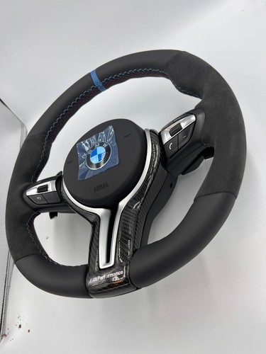 BMW M Performance M3 M4 F15 F16 F25 F26 F30 STEERING WHEEL BRAND NEW Alcantara - Picture 5 of 10